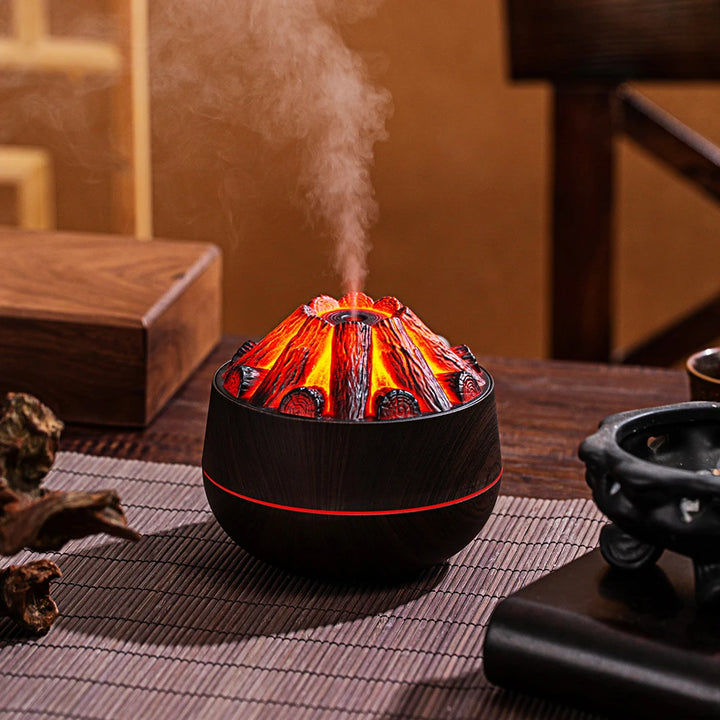 2024 New 300ML Artificial Charcoal Fire Air Humidifier